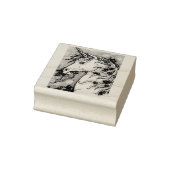 TAMPONS ENCREURS UNICORN ET VIOLET, POMPE EN CAOUTCHOUC IMAGINAIRE (Tampon)