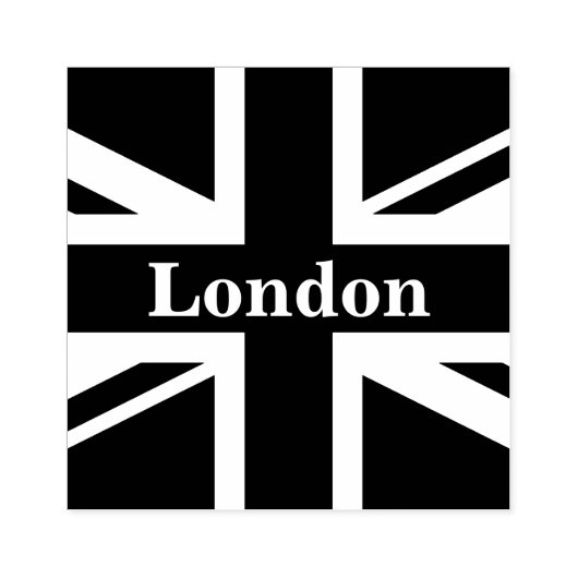 Tampons Encreurs Union Jack London ~ Timbre en caoutchouc du pavill (Impression)