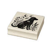 Tampons Encreurs Unique Celestial Black Lab Botanical Art Stamp (Tampon)