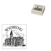 Tampons Encreurs Université du Wyoming Hall of Languages (Tamponné)