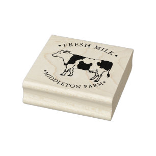 Tampons Encreurs Vache de ferme - Lait frais