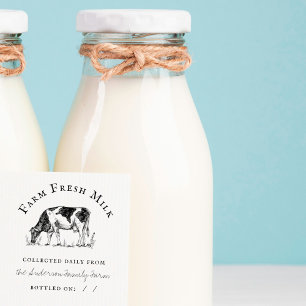 Tampons Encreurs Vache Rustique de la famille de la vache ferme Lai