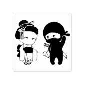 Tampons Encreurs Valentine Ninja et Geisha (Impression)