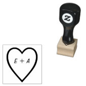 Tampons Encreurs Valentines romantiques Décor Texte personnalisé Ti (Tamponné)