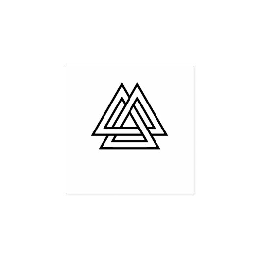 Tampons Encreurs Variante du symbole Valknut (Impression)