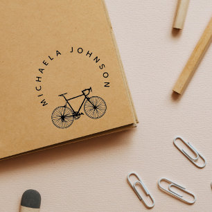 Tampons Encreurs Vélo Bicyclette Cyclisme Sport Nom personnalisé