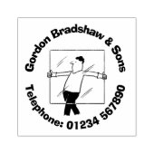 Tampons Encreurs Verre et vitrage pour le Glazier. (Impression)