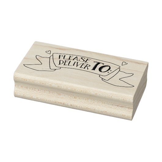 Tampons Encreurs Veuillez Fournir À L'Enveloppe Bannière D'Art (Tampon)