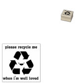 Tampons Encreurs Veuillez me recycler le timbre mignon (Tamponné)