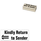 Tampons Encreurs "Veuillez retourner à l'expéditeur" & Timbre en ca (Tamponné)