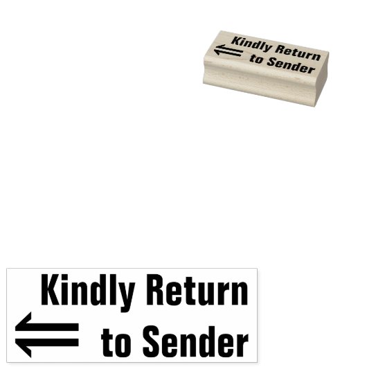 Tampons Encreurs "Veuillez retourner à l'expéditeur" & Timbre en ca (Tamponné)