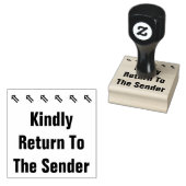 Tampons Encreurs "Veuillez Retourner À L'Expéditeur" + Timbre En Ca (Tamponné)