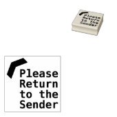 Tampons Encreurs "Veuillez retourner à l'expéditeur" Timbre en caou (Tamponné)