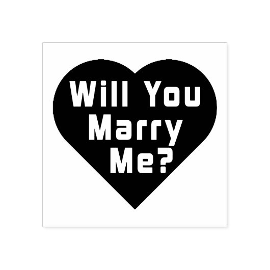 Tampons Encreurs Veux-Tu M'Épouser ? Proposition (Impression)
