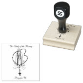 Tampons Encreurs Vierge catholique Marie Saint Rosaire Fatima relig (Tamponné)