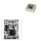 Tampons Encreurs Vierge et enfant avec Ange musicale (Tamponné)