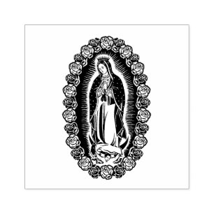Tampons Encreurs Vierge Marie Guadalupe Prière Religieuse catholiq