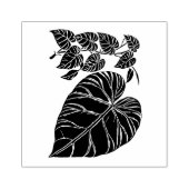 Tampons Encreurs Vin noir Feuilles Silhouette Nature jardin art (Impression)