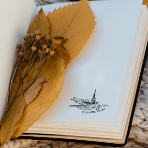 Tampons Encreurs Vintage Bird, Bibliothèque Ex Libris Livre