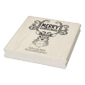 Tampons Encreurs Vintage Cerf Joyeux Noël, Famille Grande (Tampon)