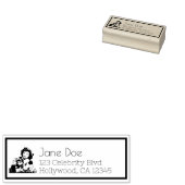 Tampons Encreurs Vintage Christmas Cat Lady Art (Tamponné)