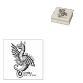 Tampons Encreurs Vintage Imaginaire Dragon, Bibliothèque Ex Libris (Tamponné)
