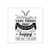 Tampons Encreurs Vintage Joyeux Noël et Bonne Année (Impression)