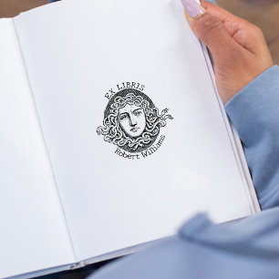 Tampons Encreurs Vintage Medusa Custom Ex Librairies, Livre