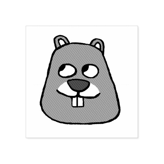 Tampons Encreurs Visage de la marmotte (Impression)