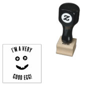 Tampons Encreurs Visage drôle avec texte très bon oeuf (Tamponné)