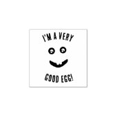 Tampons Encreurs Visage drôle avec texte très bon oeuf (Impression)