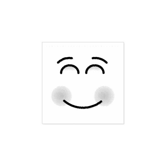 Tampons Encreurs Visage souriant aux yeux souriants (Impression)