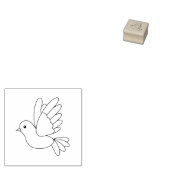 Tampons Encreurs Voler Cartoon Dove Bird 2 (Tamponné)