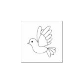 Tampons Encreurs Voler Cartoon Dove Bird 2 (Impression)