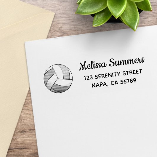 Tampons Encreurs Volleyball Ball Return Address