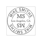 Tampons Encreurs vos enveloppes avec un monogramme élégant (Impression)