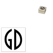 Tampons Encreurs Vos idées de monogramme simplement 1 (Tamponné)