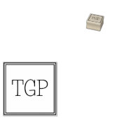 Tampons Encreurs Vos initiales (Tamponné)