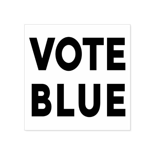Tampons Encreurs Vote Texte en gras bleu (Impression)
