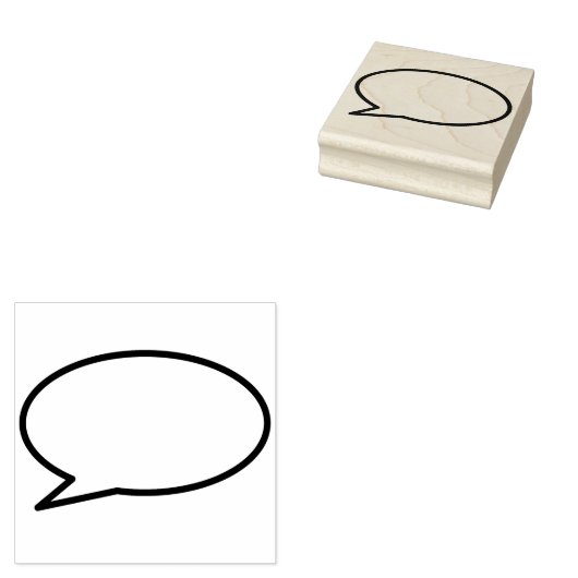 Tampons Encreurs Votre bulle de message fun rétro bande dessinée (Tamponné)