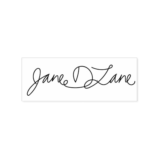 Tampons Encreurs Votre cachet en caoutchouc de signature (Impression)