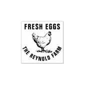 Tampons Encreurs Votre entreprise de logo | Oeuf de ferme (Impression)
