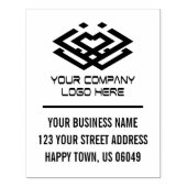 Tampons Encreurs Votre logo d'entreprise Adresse (Impression)
