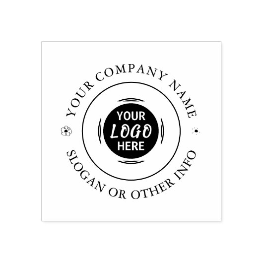 Tampons Encreurs Votre logo d'entreprise Timbre en caoutchouc perso (Impression)