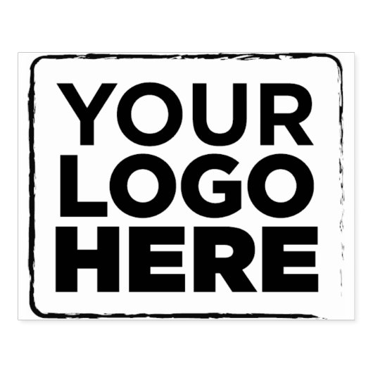 Tampons Encreurs Votre logo ici Simple Grande entreprise 4"x5" (Impression)