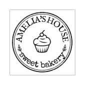 Tampons Encreurs Votre logo Rustic Round (Impression)