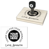 Tampons Encreurs Votre Merci de logo d'entreprise (Tamponné)