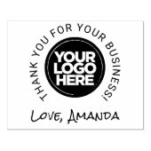 Tampons Encreurs Votre Merci de logo d'entreprise (Impression)