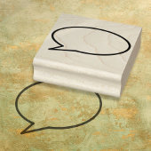 Tampons Encreurs Votre message Voix Bubble Amusant Retro Comique Li