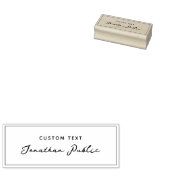 Tampons Encreurs Votre nom de script de typographie élégante de tex (Tamponné)